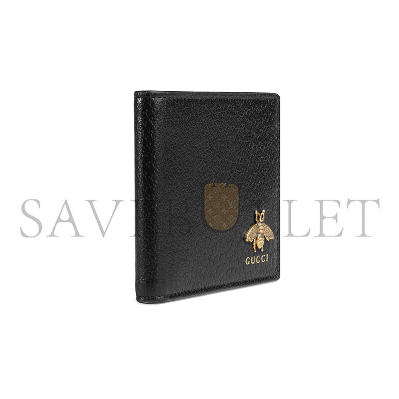 GUCCI ANIMALIER BI-FOLD WALLET 523664 (21*9cm) GUCCI ANIMALIER BI-FOLD WALLET 523664 (21*9cm)